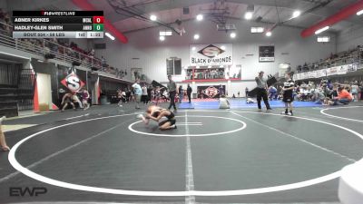 58 lbs Final - Abner Kirkes, McAlester Youth Wrestling vs Hadley-Glen Smith, Anno Youth Wrestling