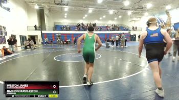 195 lbs Cons. Round 3 - Daemon Huddleston, Lakeland vs Weston James, Gallatin (Bozeman)