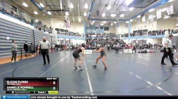 126G Cons. Round 5 - Elazae Flores, Columbia Girls vs Danielle Romriell, South Fremont Girls