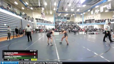 126G Cons. Round 5 - Elazae Flores, Columbia Girls vs Danielle Romriell, South Fremont Girls