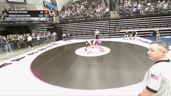 6A 132 lbs Cons. Round 1 - Jorge Sagastume, Westlake vs Boston Richins, Lehi