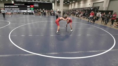 138 lbs Champ. Rd Of 128 - Wyatt Donohoe, Wrath Wrestling Club vs Berkley Behrens, Beast Mode Wrestling