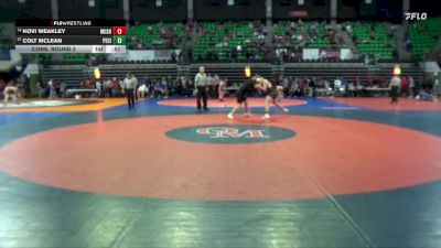 6A 175 lbs Cons. Round 2 - Colt Mclean, Pell City vs Kovi Weakley, Muscle Shoals