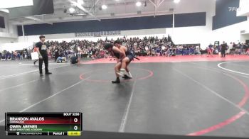 157 lbs Cons. Round 2 - Brandon Avalos, Corona100 vs Owen Abenes, Bear Wrestling Academy