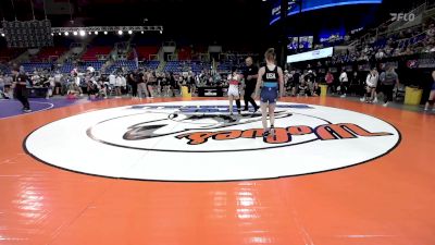 100 lbs Round Of 64 - Katey Valdez, CO vs Katelyn Bell, IL