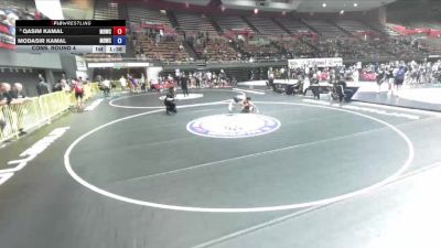 74 lbs Cons. Round 4 - Modasir Kamal, Mad Dawg Wrestling Club vs Qasim Kamal, Mad Dawg Wrestling Club
