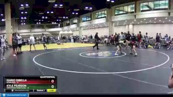 106 lbs Quarters & Wb (16 Team) - Mario Dibella, NFWA Red vs Kyle Pearson, Hernando Wrestling