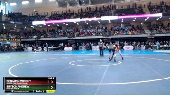 112 lbs Quarterfinal - Benjamin Wright, Grace Christian School vs Bryson Andrew, New Stuyahok