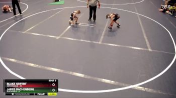 60 lbs Quarterfinals (8 Team) - Blake Seifert, New Prague vs James Bachenberg, Flat Earth