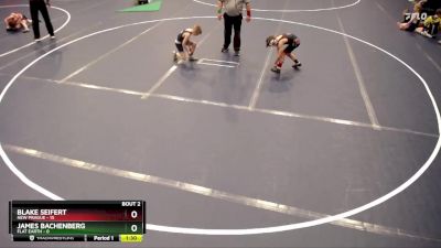 60 lbs Quarterfinals (8 Team) - Blake Seifert, New Prague vs James Bachenberg, Flat Earth