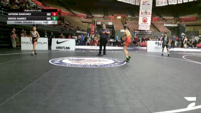 Schoolboys - 84 lbs Cons. Round 5 - Rodney Piparo vs David Cheltsov, Savage House Wrestling Club
