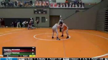 184 lbs Round 4 - Russell Richards, New Hope HS vs London Freeman, Grissom HS