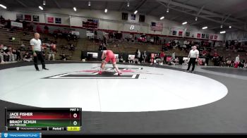 165 lbs Cons. Round 7 - Jace Fisher, Newman vs Brady Schuh, UW-Parkside