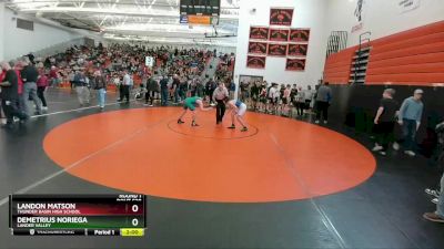 126C Round 1 - Demetrius Noriega, Lander Valley vs Landon Matson, Thunder Basin High School