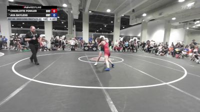 Senior Women Freestyle FS - 50 lbs 7th Place Match - Charlotte Fowler, Boilermaker RTC vs Ava Bayless, Iowa Women's WC/ Titan Mercury Wrestling Club (TMWC)