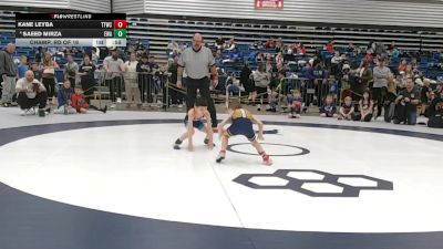 49 lbs Champ. Rd Of 16 - Kane Leyba, Team Tulsa Wrestling Club vs Saeed Mirza, Edina Wrestling Association