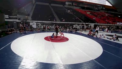 60 lbs Kendalynn Baxter, Idaho 14U Girls vs Jayzie Whitford, Utah 14U Girls