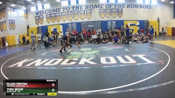 190 lbs Round 5 (8 Team) - Elijah Penton, Westside Wrestling vs Theo Brase, Black Hive