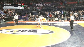 1A 190 lbs 1st Place Match - Eli Larson, Lena (L.-Winslow) vs Logan VanDuyne, Wilmington