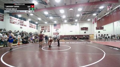 285 lbs Round Of 16 - Anthony Oates, Killingly vs Ethan Mello, Northwestern