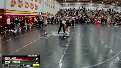 144 lbs Cons. Round 4 - Drew Moro, Brecksville-Broadview Hts. vs Gatlin Hassler, Elyria