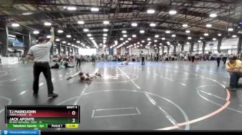 76 lbs Rd# 2 10:30am Friday - TJ Markijohn, Terps Xtreme vs Jack Aponte, NCWAY National Team