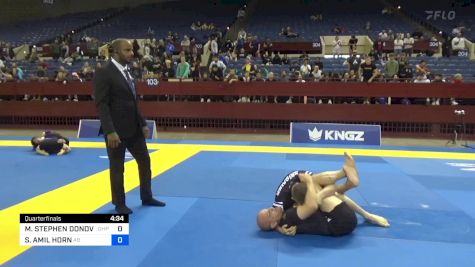 MICHAEL STEPHEN DONOVAN vs SHANNON AMIL HORN 2024 Pan IBJJF Jiu-Jitsu No-Gi Championship