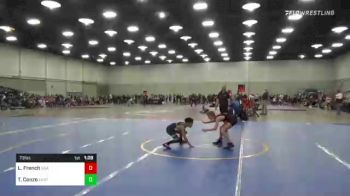 73 lbs Round Of 32 - Layla French, Usa Gold vs Tyler Conzo, East Coast Bandits