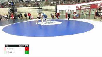 144 lbs Cons. Round 4 - Elias Ward, Carroll vs Hunter Vanek, Highland Wrestling Club