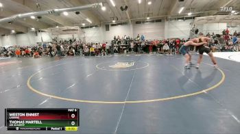 157 lbs Cons. Round 5 - Thomas Martell, Air Academy vs Weston Ennist, Laramie