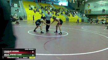 190 lbs Cons. Round 2 - Charles Vickers, McDaniel vs Brian Jimenez Cano, Parkrose