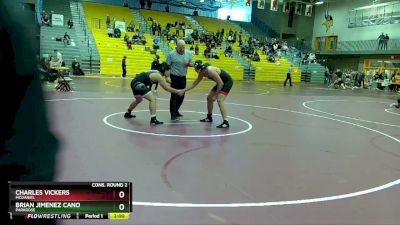 190 lbs Cons. Round 2 - Charles Vickers, McDaniel vs Brian Jimenez Cano, Parkrose