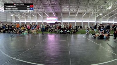 157 lbs Cons. Round 3 - Corbin Lutz, Alaska vs Tyson Seeger, California