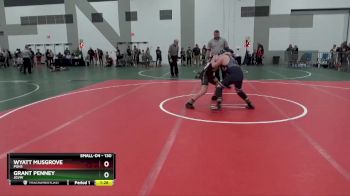 130 lbs Round 1 - Wyatt Musgrove, PGHS vs Grant Penney, JGVW