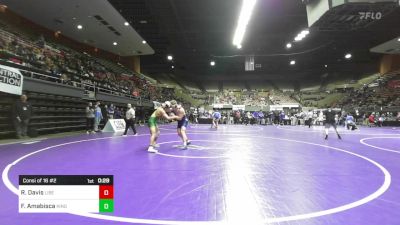 167 lbs Consi Of 16 #2 - Ronin Davis, Liberty (Bak) vs Fisher Amabisca, Kingsburg