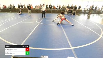 118 lbs Semifinal - Gabe Roberge, Smittys Barn vs Bradley Bettez, Doughboy