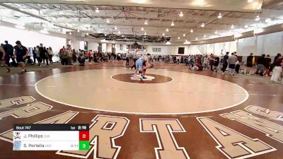 174 lbs Consi Of 4 - Justin Phillips, Virginia vs Sabino Portella, North Carolina