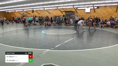 150 lbs Semifinal - Giovanni Bozzi, Bethlehem vs Bryce Arnold, Wethersfield