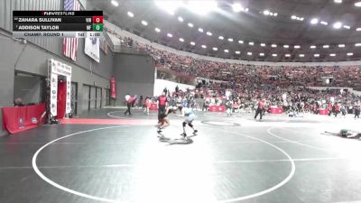 125 lbs Champ. Round 1 - Addison Taylor, Wrestling Factory vs Zahara Sullivan, Viroqua