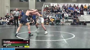 165 lbs Semis & 3rd Wb (16 Team) - Ty Lucas, Central Oklahoma vs Alec Cook, West Liberty