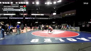 165 lbs Cons. Round 2 - Caleb Newport, Camas vs Cole Jones Longstreet, Marysville Pilchuck