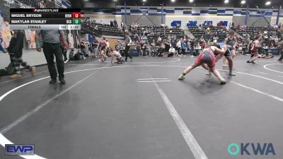 160 lbs Final - Miguel Bryson, Hennessey Takedown Club vs Makylan Stanley, Blaine County Grapplers
