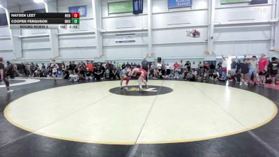 126 lbs Round Robin 2 - Hayden Leet, Neighborhood Wrestling Club - MS vs Cooper Ferguson, Ohio Valley Forge - MS
