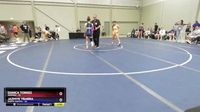 125 lbs Quarters & 1st Wb (16 Team) - Danica Torres, Arizona vs Jazmyn Ybarra, North Dakota