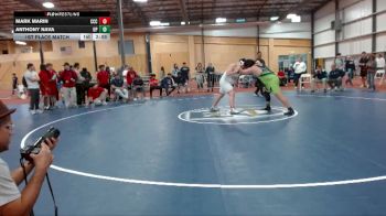 285 lbs 1st Place Match - Mark Marin, Clackamas Community College vs Anthony Nava, Providence (Mont.)