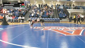 141 lbs Quarterfinal - Jordan Soriano, Drexel vs Braden Basile, Army West Point