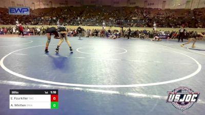 98 lbs Round Of 64 - Emmit Fourkiller, Tahlequah Wrestling Club vs Atreyu Whitten, Open Mats