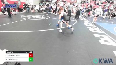 80 lbs Round Of 16 - Chase Gabbard II, Raw Wrestling Club vs Aaron Collins, Verdigris Youth Wrestling