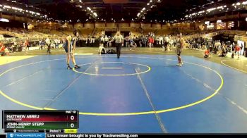 145 lbs Cons. Round 2 - John-Henry Stepp, Spring Valley vs Matthew Abreu, South Dade