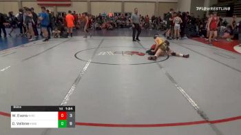 85 lbs Prelims - William Evans, Wisconsin Red MS vs Dylan Vallone, Rhino MS